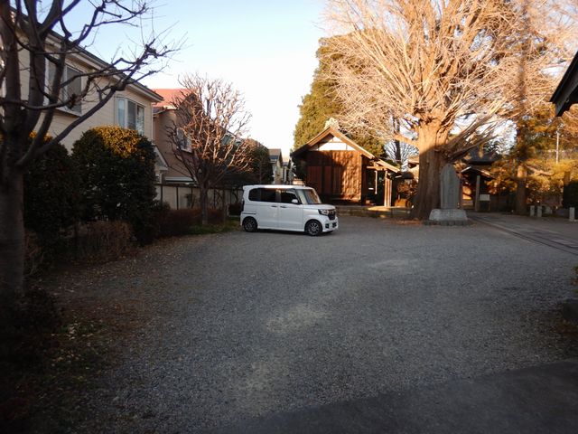 東明寺の駐車場