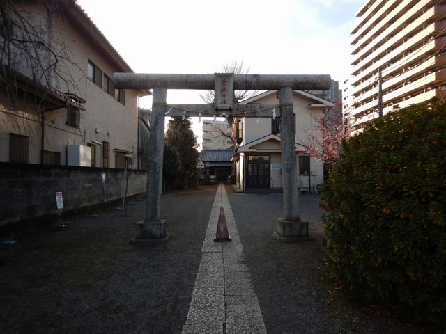 川越・菅原神社 鳥居