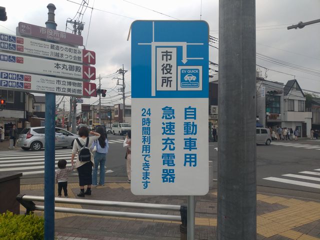 自動車用急速充電器(EV充電スポット)