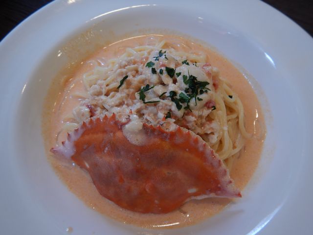 ポポラマーマ 渡り蟹パスタ