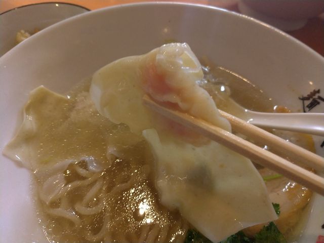 麺匠 清兵衛 海老ワンタン淡麗鶏塩そば