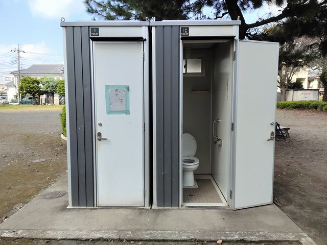 川越・南台かすみ公園 水飲み場・トイレ