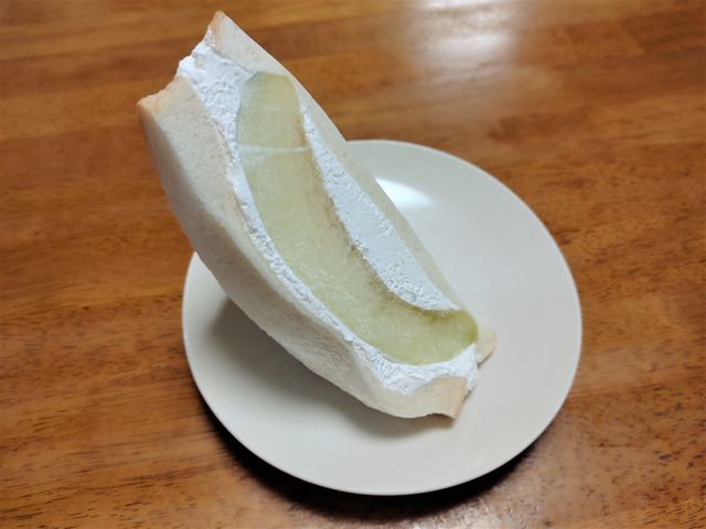フルーツサンド peeloff メロン