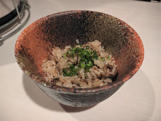 和牛で炊いたきのこの炊き込みご飯