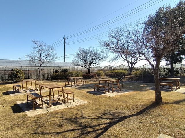 田舎うどん 伊佐沼庵 テラス席