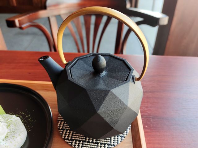 川越抹茶ババロアセット