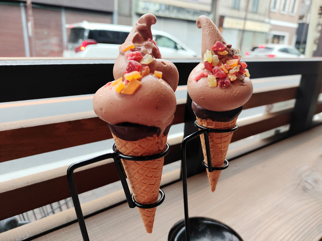 川越 久遠チョコレート ソフトクリーム