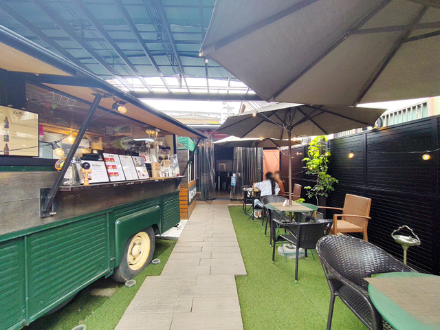 LaFoireのオープンテラス