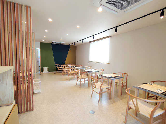 栗歩川越店のイートイン