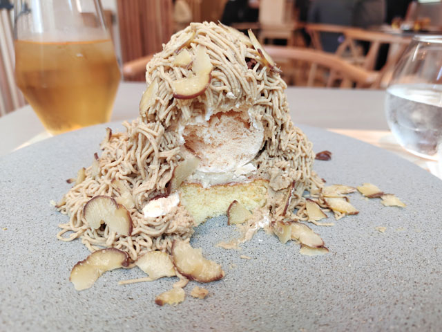 栗歩川越店のモンブラン