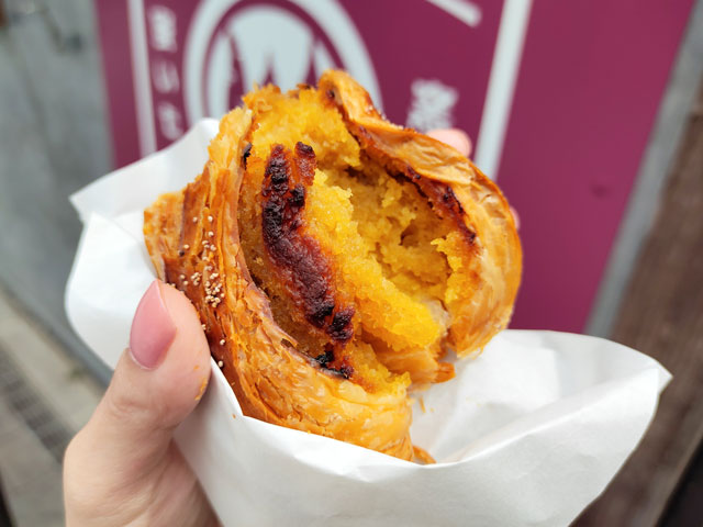 窯出し蜜いもほくほくのスイートポテトパイ