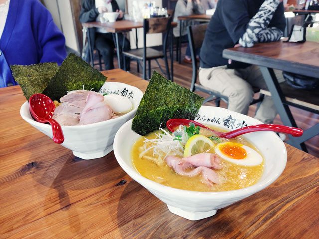 古民家らぁめん銀水のラーメン