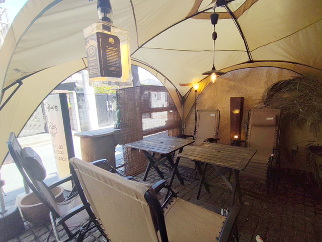 茶房'sのテラス席