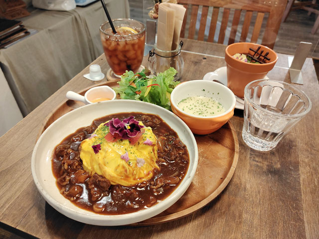 花香楽のランチセット