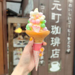 川越「元町珈琲店ちもと」で縁結び芋ソフトクリームを食べ歩き！