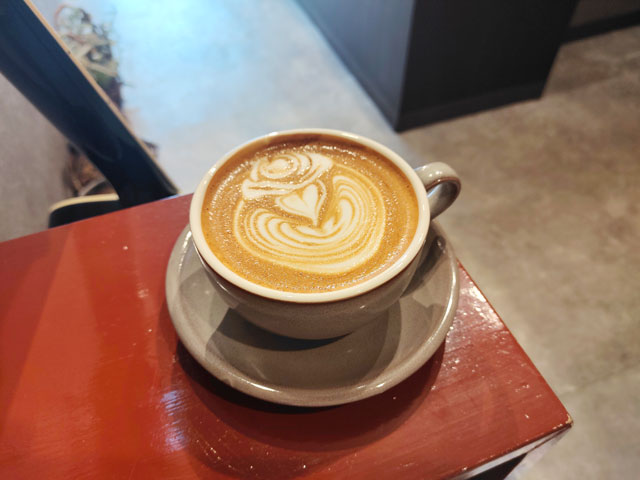 th-coffeeのラテアート