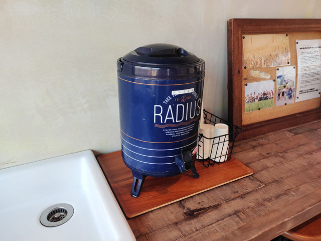 サンドイッチパーラー楽楽のウォーターサーバー