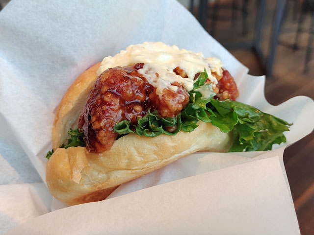 サンドイッチパーラー楽楽のチキンサンド