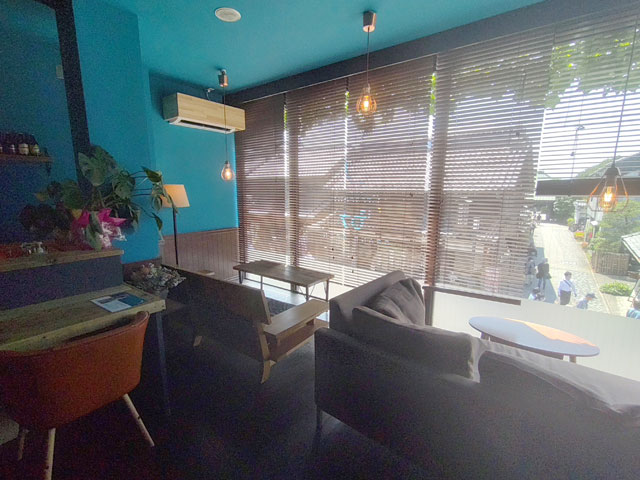 cafe Crescentのソファー席