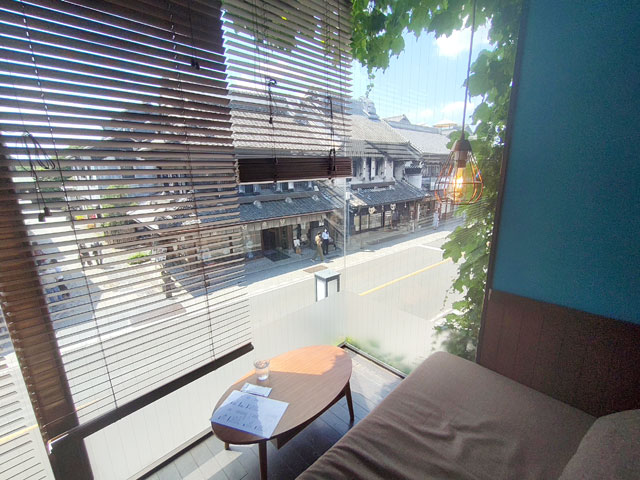 cafe Crescentのソファー席