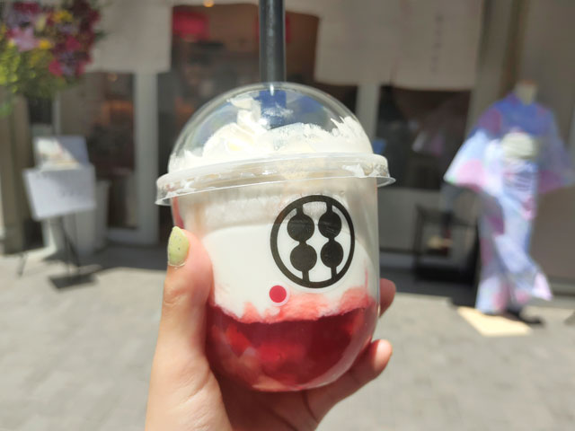 甘味処鎌倉 小江戸川越店のわらび餅ドリンク