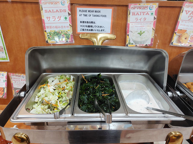 ニルワナム川越店のランチビュッフェ