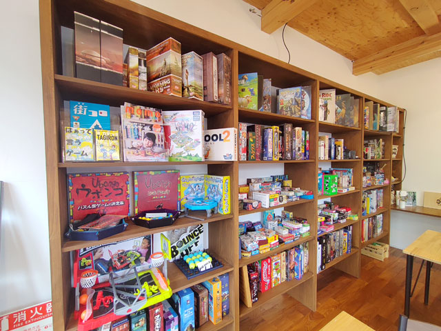 8+8cafeのボードゲーム