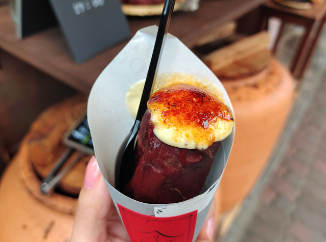 小江戸焼き芋はちの焼き芋ブリュレ