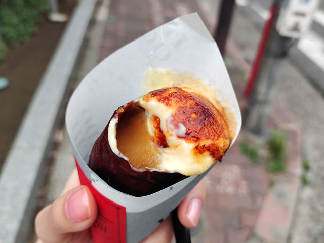 小江戸焼き芋はちの焼き芋ブリュレ