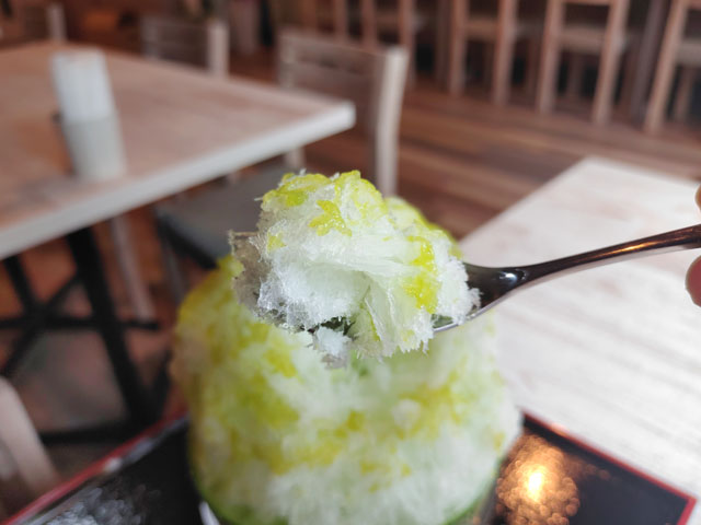 銀時の生メロンかき氷