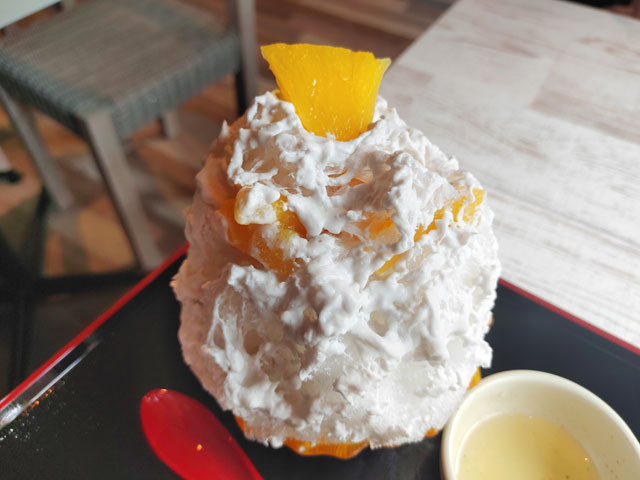 銀時のパインかき氷