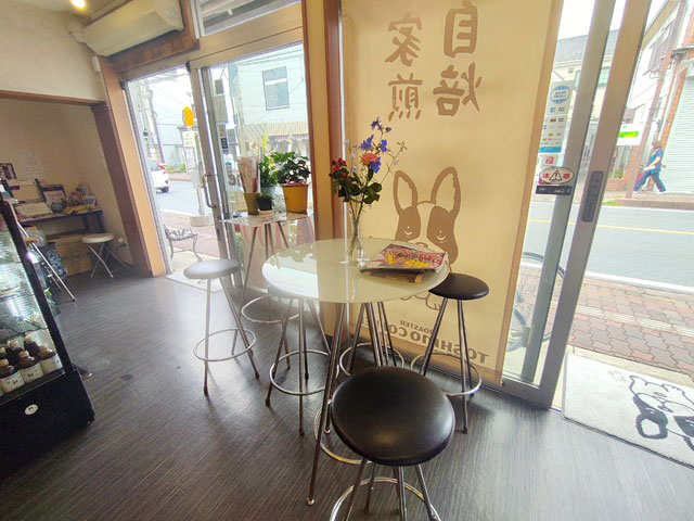 トシノコーヒー川越店のイートイン