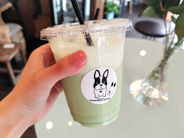 トシノコーヒー川越店の河越抹茶オレ