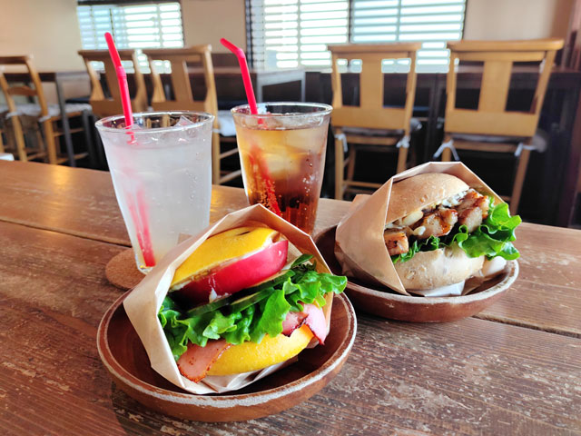 バニトイベーグル 蔵づくり本店のランチ