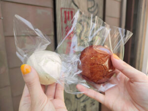 稲葉屋本舗│人気のいもどうなつと紫芋まんじゅうを食べ歩き!