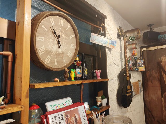 BurgerCafe honohonoの内装