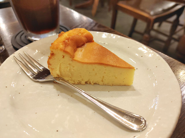 あぶり珈琲のチーズケーキ