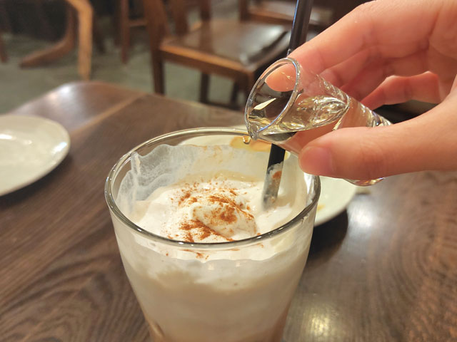 あぶり珈琲のカプチーノ