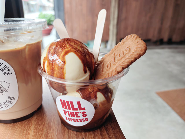 HILL PINE'S ESPRESSOのアフォガード