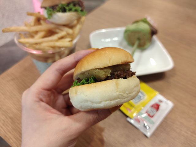 Mrs.hamburgerのスライダーバーガー