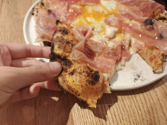 PIZZERIA ROCCOのピザ