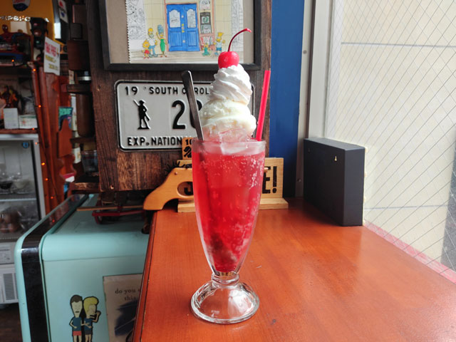 cafe Matildaのクリームソーダ
