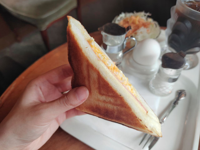 シマノコーヒー大正館のヤキサンド