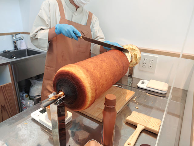 川越バウムLab.のバウムクーヘン