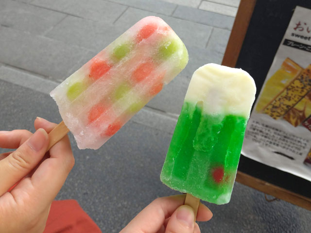 川越いわたのアイスキャンディー