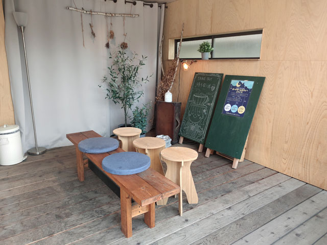 ここ和のテラス席