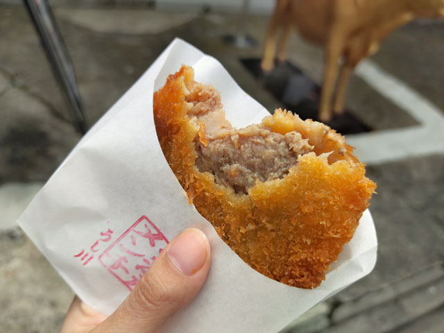 和牛ひつまぶしうし川のメンチカツ