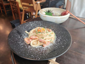 創作うどん専門店くらうど│カルボナーラうどんを実食レビュー!